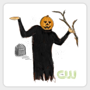 Dancing Pumpkin Man Sticker